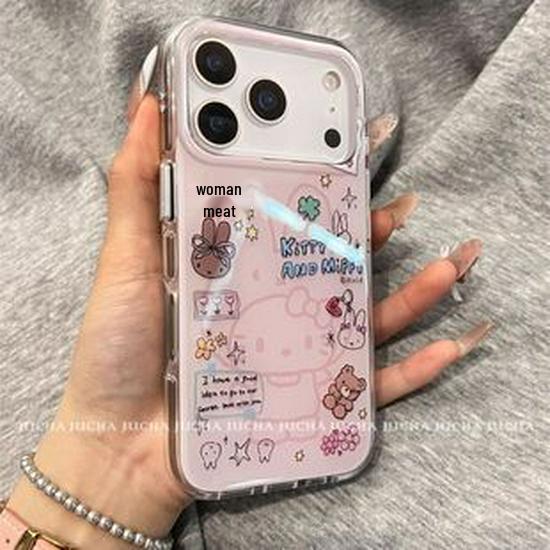 Huawei Mate70 Pro & Mate60 Full Coverage Phone Case with Lanyard - Cute Star Design