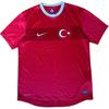 Nike Dri-Fit 2012-13 Season Home Turkey National Team Round Neck Printed Short Sleeve Football Shirt Unisex Tops Red 449999-611