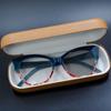 Retro Cat-eye Photochromic Presbyopia Glasses Women Ultra-light Gradient Frames Fashion Anti-blue Light Reading Glasses