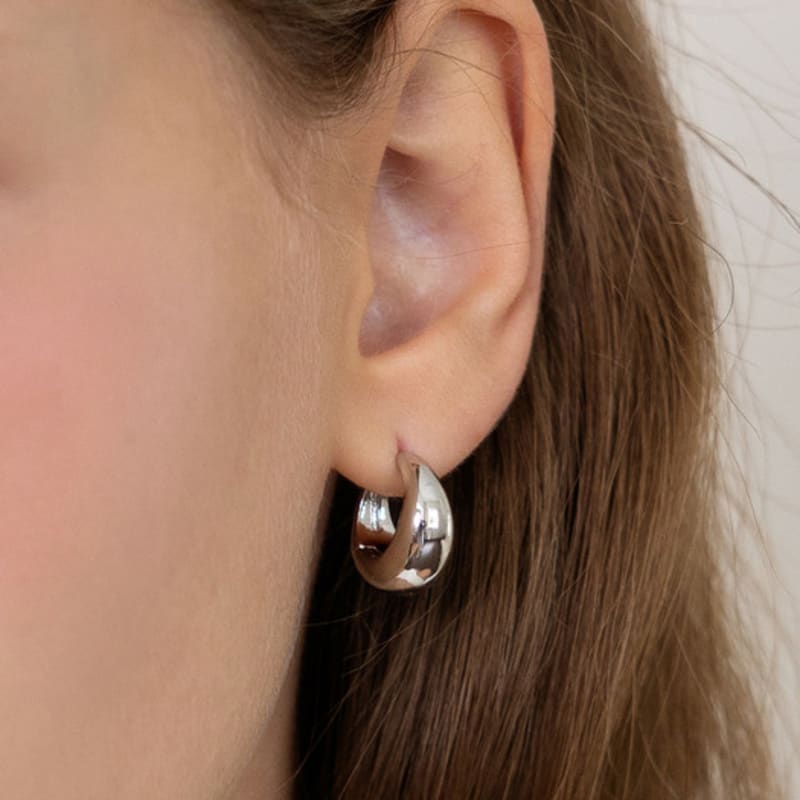 Tatiana Plump Volume Hoop Earrings EC3227 Size L