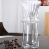 Kaffefilterkopp Imitation Kristall Ögon Design Plast 1-2 Kopp Kapacitet Platt Botten Stabil Placering Handbryggare Kaffedroppare