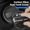 Vdcp6 Real Carbon Fiber Gas Fuel Tank Cover Oil Filler Dustproof Cap For GR GAZOO RACING Prado Yaris Hilux Corolla Prius Avensi