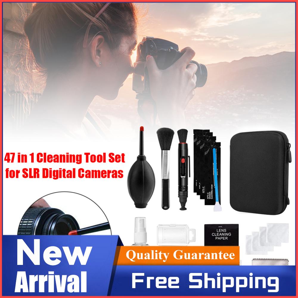 47pcs Camera Cleaner Kit Lens Digital Camera Sensor Camera Cleaner Kit DSLR Lens Digital Camera Sensor Cleaning