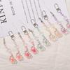 Sweet Girl Heart Transparent Little Crab Keychain Pendant Bag Pendant Cute Versatile Simple Style Mobile Phone Pendant