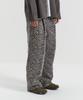 Ssoji Zebra Pattern Set-Up Pants_Black