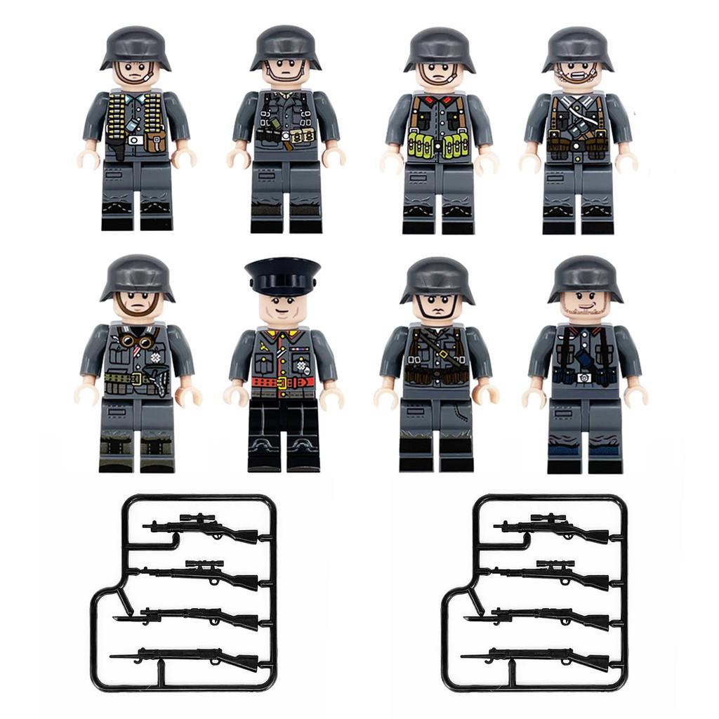 Set di Blocchi da Costruzione Militari in Plastica ABS per Ragazzi Giocattolo Creativo Fai-da-te Collezione
