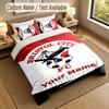 Bedding Set 1 Duvet Cover 2 Pillowcases Bristol City Print Soft Bed Linen Bedroom Decor