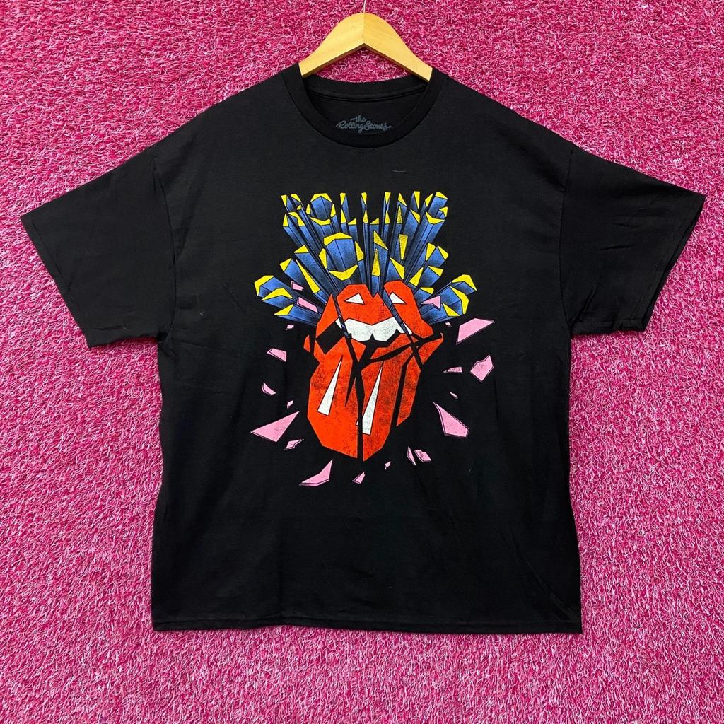 The Rolling Stones Hackney Diamonds Hot Lips 100% Cotton T-shirt Mens Tees Top