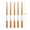 5 Pairs Wooden Chopsticks Sushi Sticks Reusable Chinese Chopsticks Set Long Japanese Food Chop Sticks Tableware Wooden Utensils