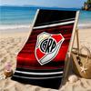 River Plate Emblem Strandtuch, Schnelltrocknend, Pflegeleicht, Geeignet für Fitness und Strandurlaub, Sport-Essential