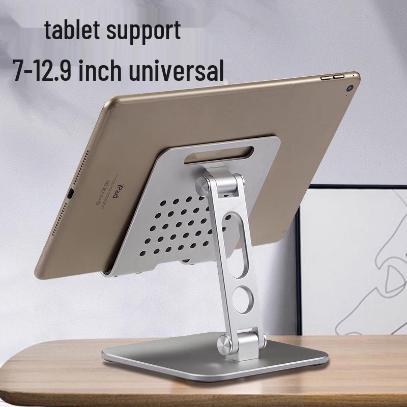 12-inch Aluminum Alloy Phone & Tablet Stand for Live Streaming, iPad Drawing & Learning, with Cooling Function
