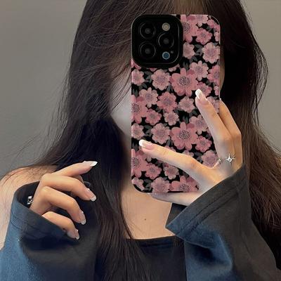 Full Screen Flower Suitable for Apple 16 Phone Case 15promax/14/13 Cartoon 12 Anti Drop 11 Silicone