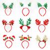 Christmas Antler & Snowman Headband, Elk Headwear for Adults Kids, Christmas Party Decorations