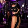 Luxury Rhinestone Costume Mask Full Halloween Mask, Sparkling Skull And Cat Face Carnival Adjustable Elastic Straps for Theme Dances Decorative Party