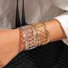 Metal hollow circle open bracelet fashion geometric bracelet temperament jewelry