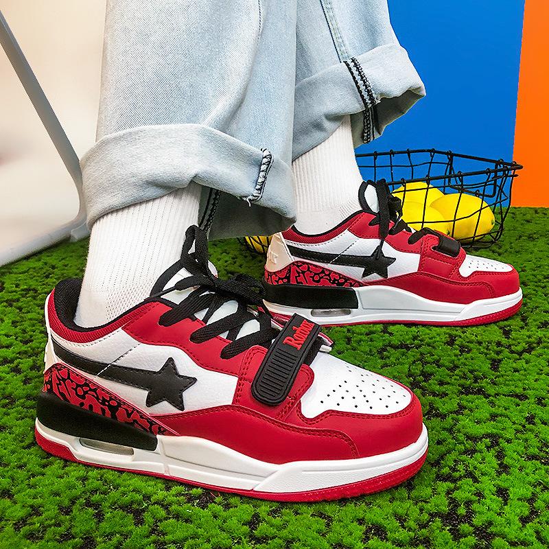 Couple new air cushion running shoes Hong Kong style super fire ins retro casual student 36