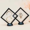 PE Film Suspension Frame Jewelry Buddha Bead Bracelet Packaging Box Anti Oxidation Jewelry Display Boxes 10pcs Sealing and Moisture Resistance