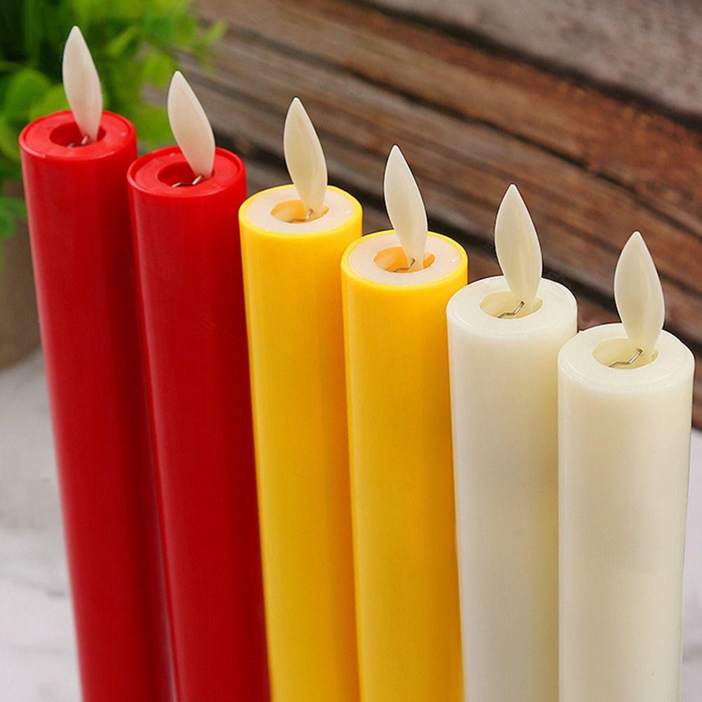 Candle Holders Flameless Candle Lamp  Wedding Birthday Party Supplies
