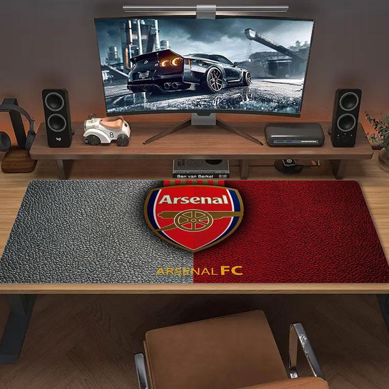 Arsenal F Large Size Mouse Pad Large Gaming Table Cushion Non-slip Laptop Tablet Big Mousepad XXL Mat Mini PC Playmat With Lock edge