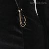 2Pcs Multi-Function Magnetic Clothing Clip With Chain Metal Buttons Clip Clothes Scarf Trouser Legs Cuff Fixing Magnet Pin