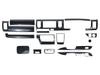 200 Series and 8th Generation Standard Body Super Interior Panel Dark Prime Carbon Fiber Look TRISTAR'S [Hiace 4th, 5th, 6th, 7th, GL] 16-Piece, S,