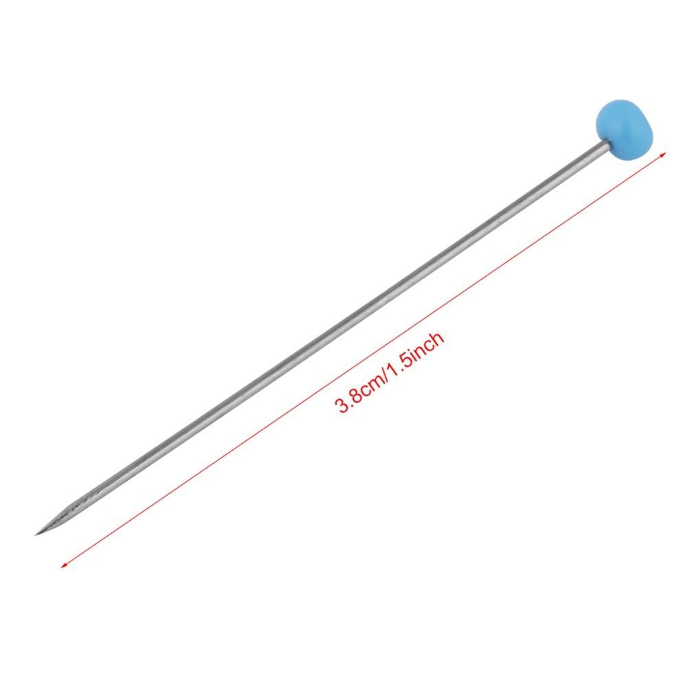 

1000pcs High Temperature Resist Glass Ball Head Pins 1.45 Inch Dressmaking Pins Jewelry Components S