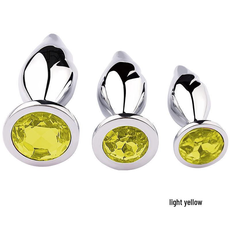 G-Spot Rear Garden Metal Butt Plug: Unisex Adult Flirting Toy