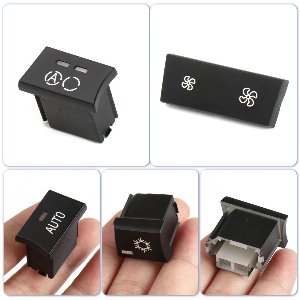 64119344143 For BMW 1 3 Series X1 X3 E90 E91 E87 Air Conditioner AC Temperature Control Button Keys Rotary Knob Replacement
