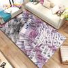 Teppich mit 3D-Illusion-Dollar-Euro-Geld-Muster, Teppich für Zuhause, Wohnzimmer, Schlafzimmer, Sofa, Fußmatte, Dekor, rutschfeste Bodenmatte für Kinder