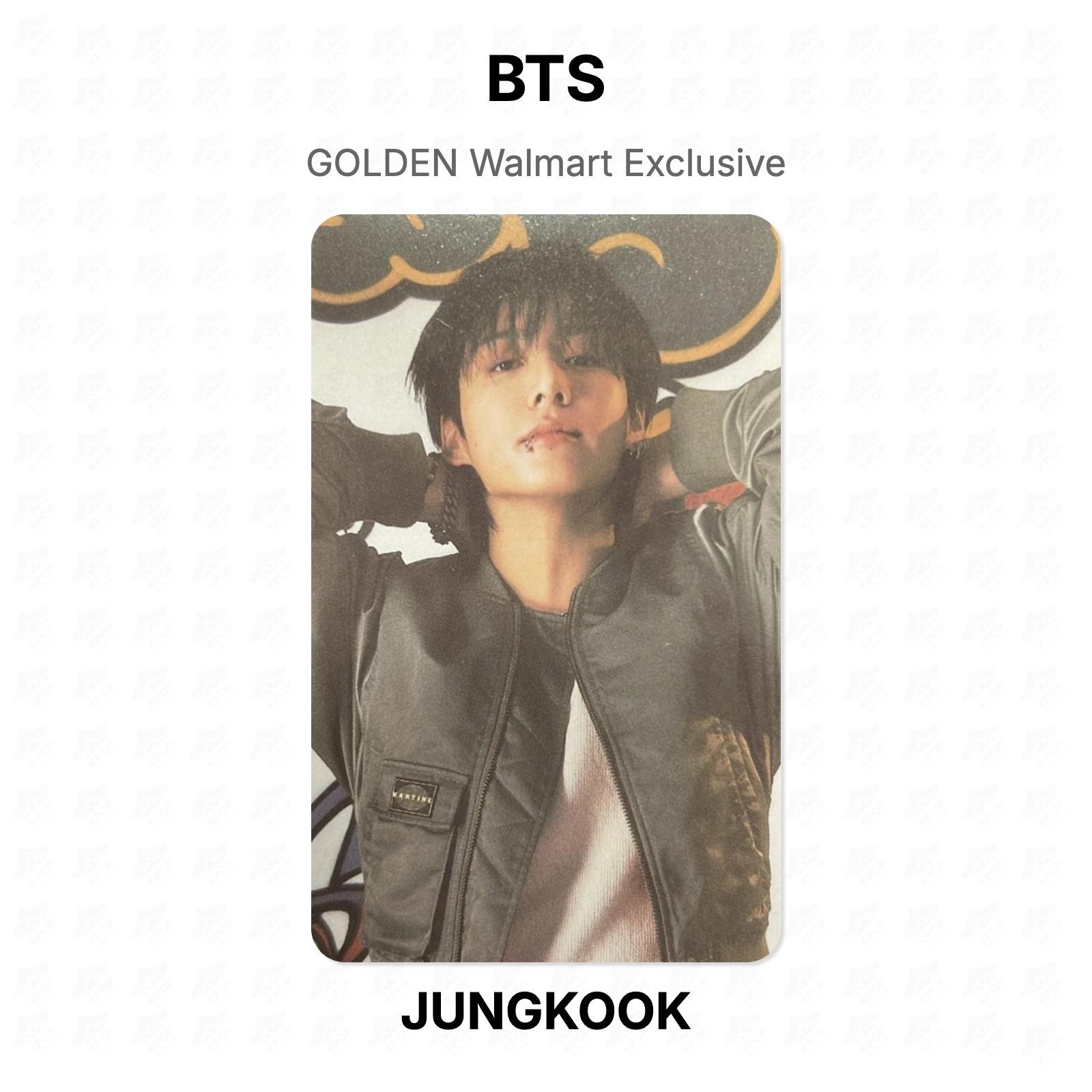 BTS GOLDEN Walmart Exclusive Official Photocard JUNGKOOK