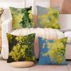Australia Acacia Pillow Case Living Room Sofa Decorative Cushion Cover Simple Household Light Luxury Printed Pillow