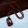 Etnische Stijl Retro Imitatie Amber Ketting Voor Mannen En Vrouwen Lange Hanger Trui Ketting Moederdag Cadeau