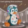 1PC Baby Musical Penguin Toys Crawling Walking Moving Tummy Time Light Up Infant Toys Baby Toys Interactive Learning Toddler Gift