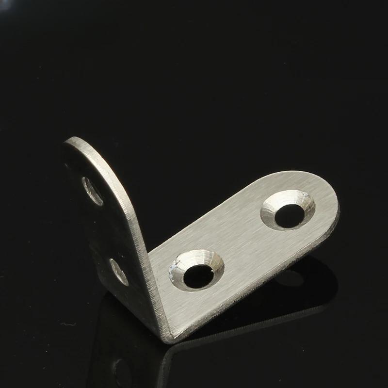 Angle Stainless Steel Corner Brackets Glass Fasteners Protector Nine Size Corner Stand Supporting Furniture Hardware