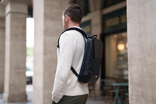 Moleskine Metro Slim Backpack, Men's, Black, One Size, Fits 15-inch Laptop, Business Backpack