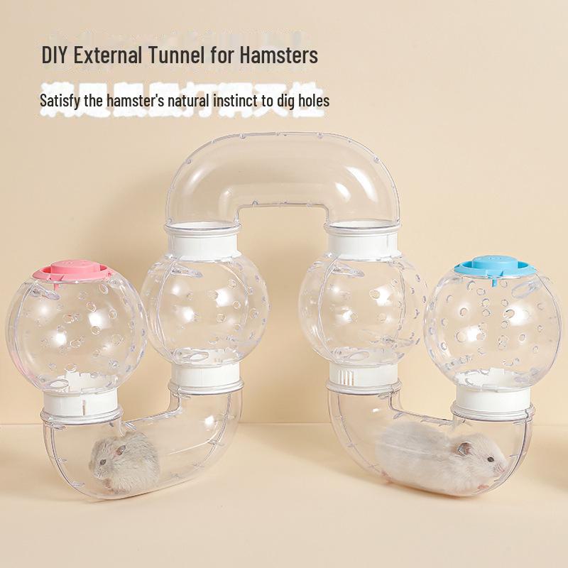 Golden Bear Hamstertunnel: DIY-Röhrenmodul für Käfige und Landschaftsbau