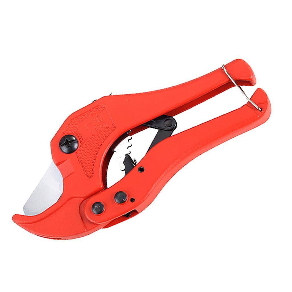 Aluminum Alloy PVC Pipe Cutter With Safety Lock For Quick Clean Cutting Ergonomic Handle Durable Steel Blade