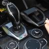 Echte Kohlefaser für Alfa Romeo Giulia Stelvio 2020 Innenraum Mittelkonsole Schalthebel Panel Abdeckung Zierleiste Auto Zubehör