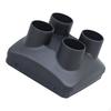 Auto Air Parking Heater 4 Outlet Exhaust Pipe Connector Cover Cfz-D4-4K-42 Black Truck Boat