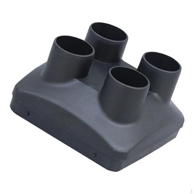 Auto Air Parking Heater 4 Outlet Exhaust Pipe Connector Cover Cfz-D4-4K-42 Black Truck Boat