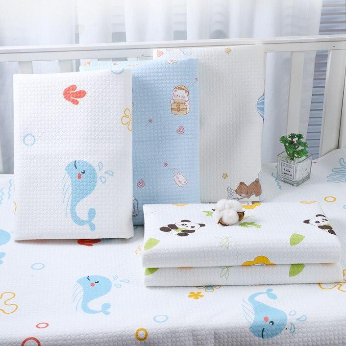 Baby Waterproof Changing Pad 70x120cm, Washable & Absorbent, Marine Animals Design, Baby Diaper Changing Mat