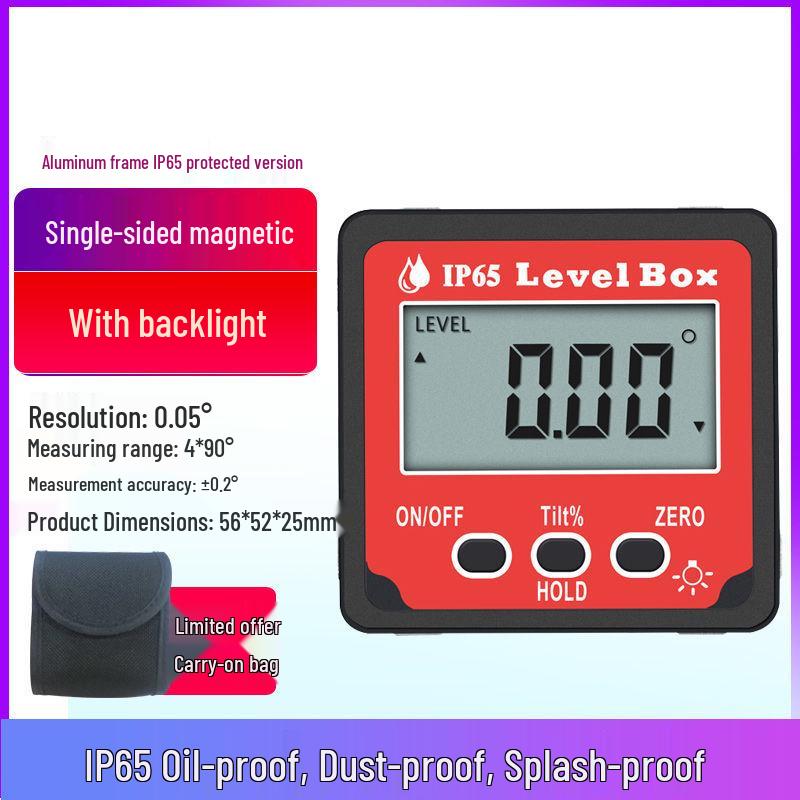 High-Precision 360° Digital Angle Meter & Inclinometer