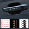4pcs Car Reflective Vinyl Sticker Door Handle Mirror Wiper Decoration Sticker For C1 C3 C4L C5 C6 VTS C-ELYSEE C4 DS DS7