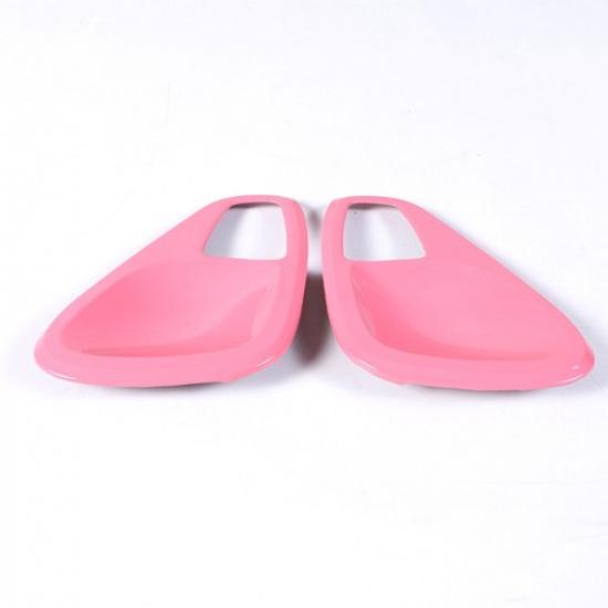 Pink Interior Door Handle Bowl Cover Trim For Benz Smart Fortwo 451 2010-15