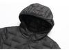 Men's Lightweight Hooded Down Jacket - 2025 Autumn/Winter Fashionable Short Style with 90% White Duck Down.