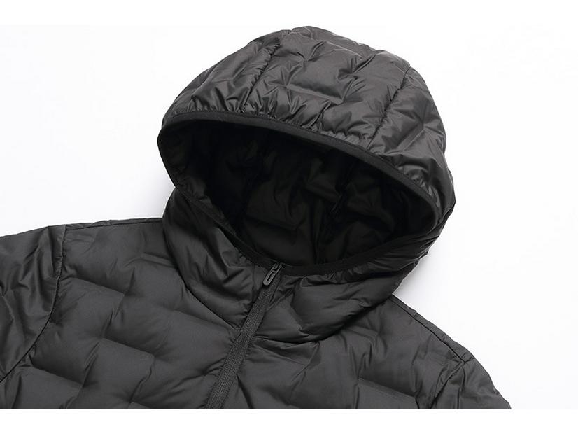 Men's Lightweight Hooded Down Jacket - 2025 Autumn/Winter Fashionable Short Style with 90% White Duck Down.