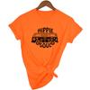 Hippie Print Graphic Women T Shirt Short Sleeve O Neck Aesthetic Tshirt Female Casual Ladies