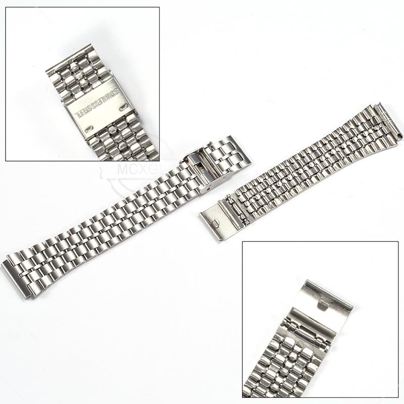 18mm Armband für Casio F-91W Edelstahl-Uhrenarmband F105 F108 A158 A168 AE1200/1300 Stahl-Armband