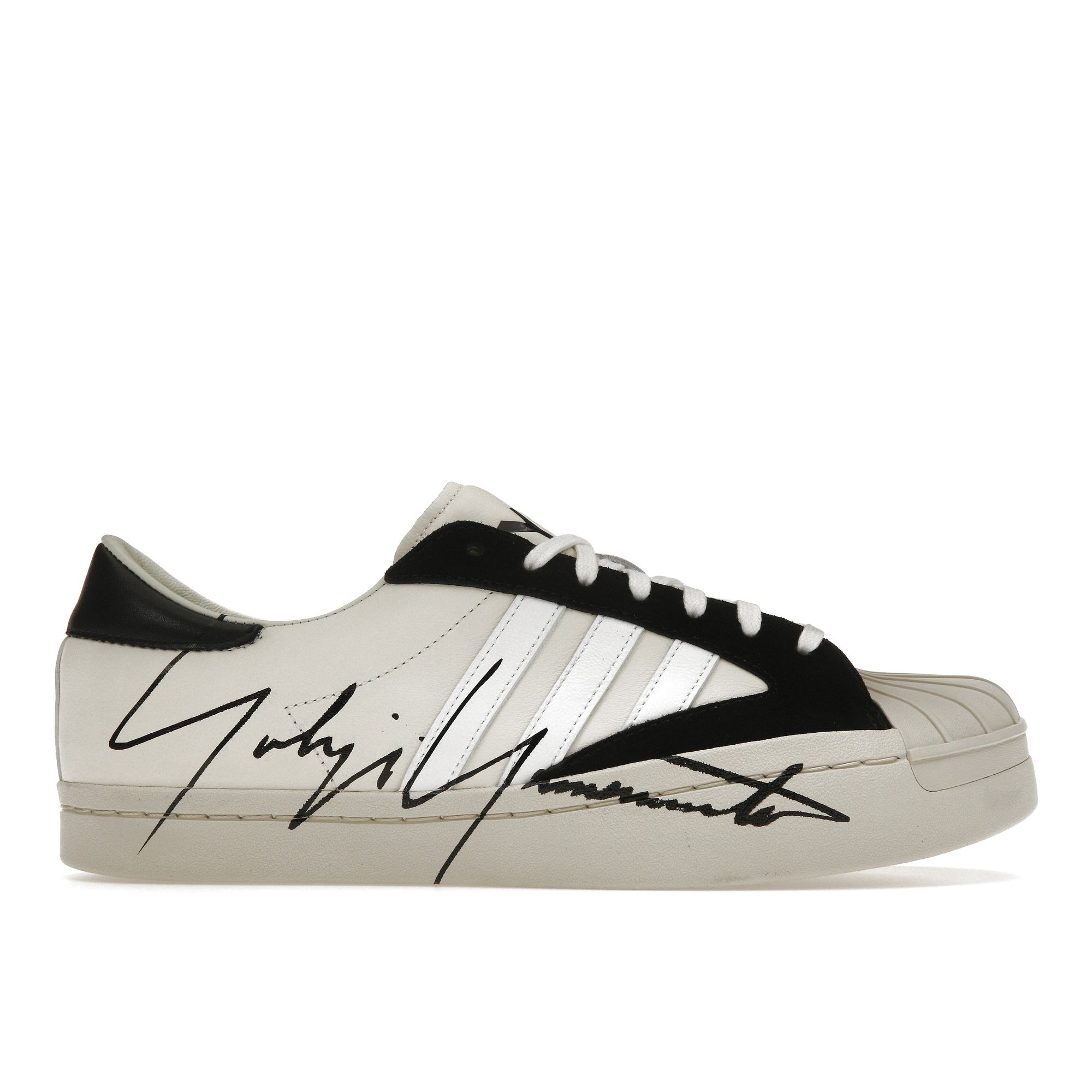 

Adidas Y-3 Yohji Pro Superstar Skate Low White Кроссовки унисекс Black Ecru EH2267