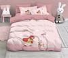 Cute Cartoon Red Hat Girl Print Bedding Sets Twin King Queen Full 2pcs Quilt Cover and Matching Pillowcases 75*50 for Kids Girls
